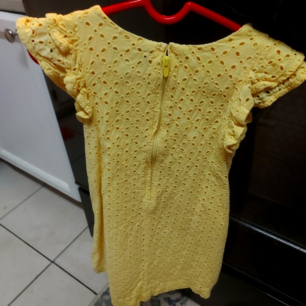A yellow Ralph Lauren sun dress